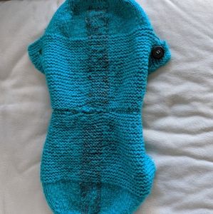 Handknit dog sweater